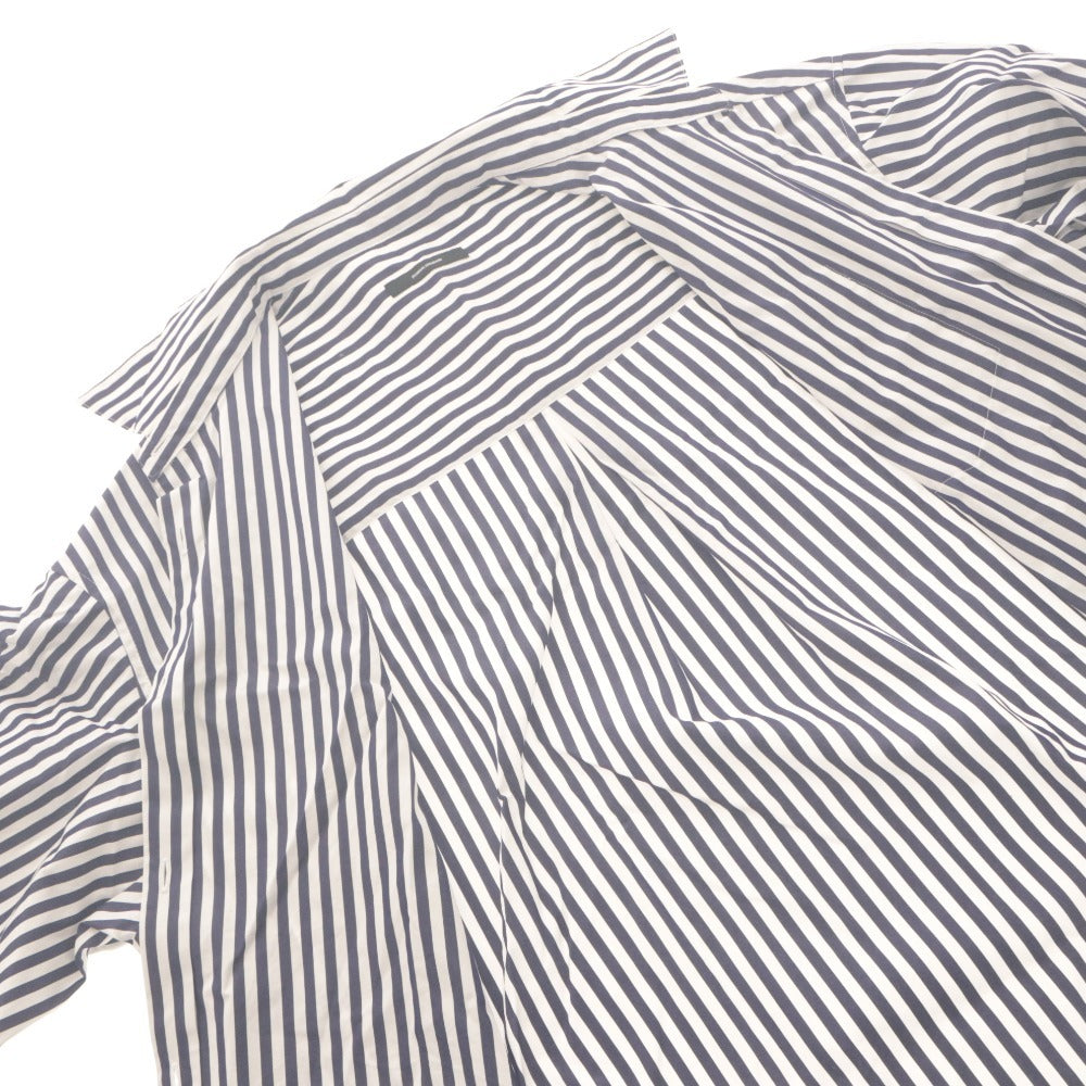 ■ JOURNAL STANDARD Long Sleeve Shirt Top Striped Women's F White Navy