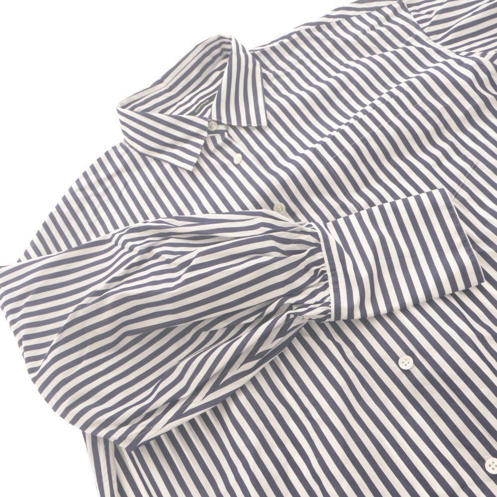 ■ JOURNAL STANDARD Long Sleeve Shirt Top Striped Women's F White Navy