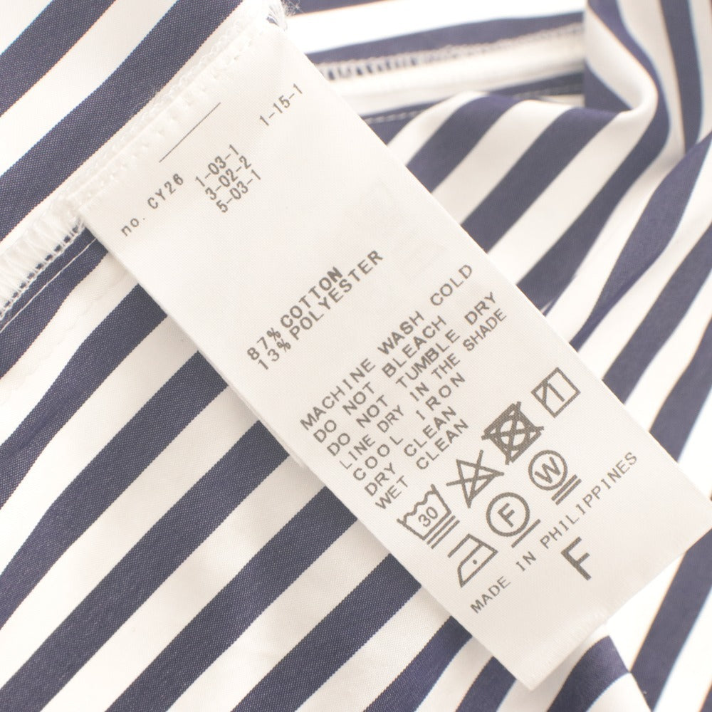 ■ JOURNAL STANDARD Long Sleeve Shirt Top Striped Women's F White Navy