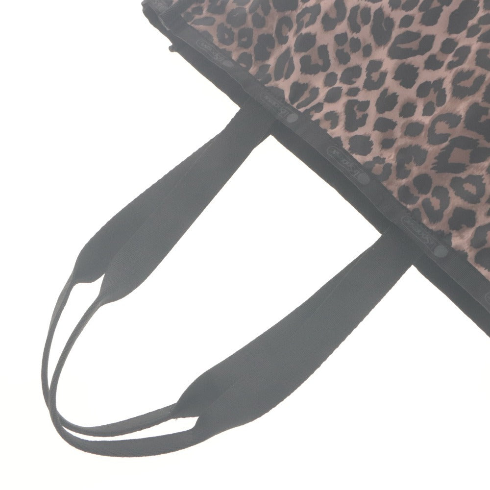 ■ LeSportsac レスポートサック トートバッグ ハンドバッグ 鞄 レオパード レディース ピンクベージュ ブラック ブラウン系