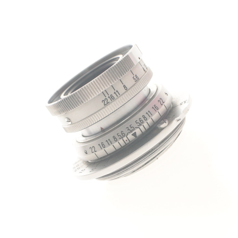 ■ コニカ カメラレンズ Konishiroku Hexar 50mm F3.5 ライカL39スクリューマウント オールドレンズ 和製エルマー カメラ用品 光学機器