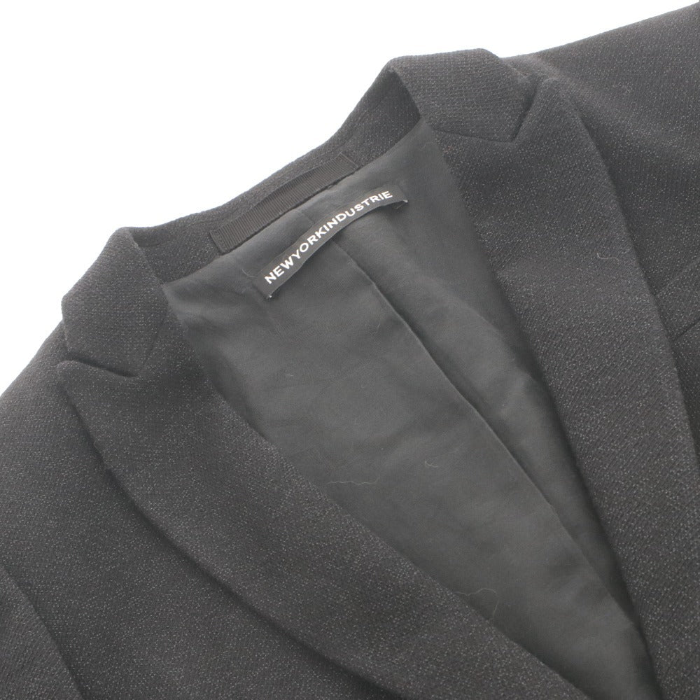 ■ ニューヨークインダストリー ジャケット トップス アウター 長袖 レディース 40(M~L相当） ブラック 未使用 付属品付き