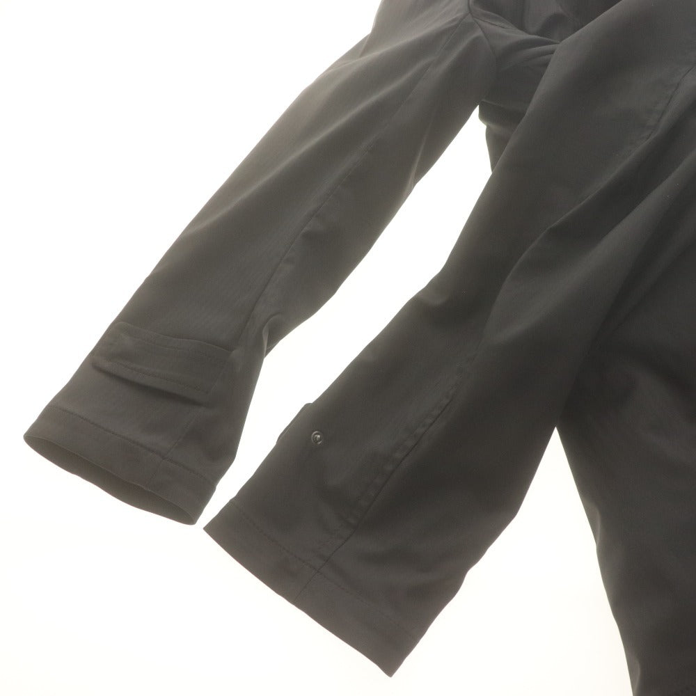 ■ 23区 HOMME コート 長袖 アウター スタンドカラー インナーダウン メンズ 50L C100～106 (XL相当）ブラック インナーダウン付き