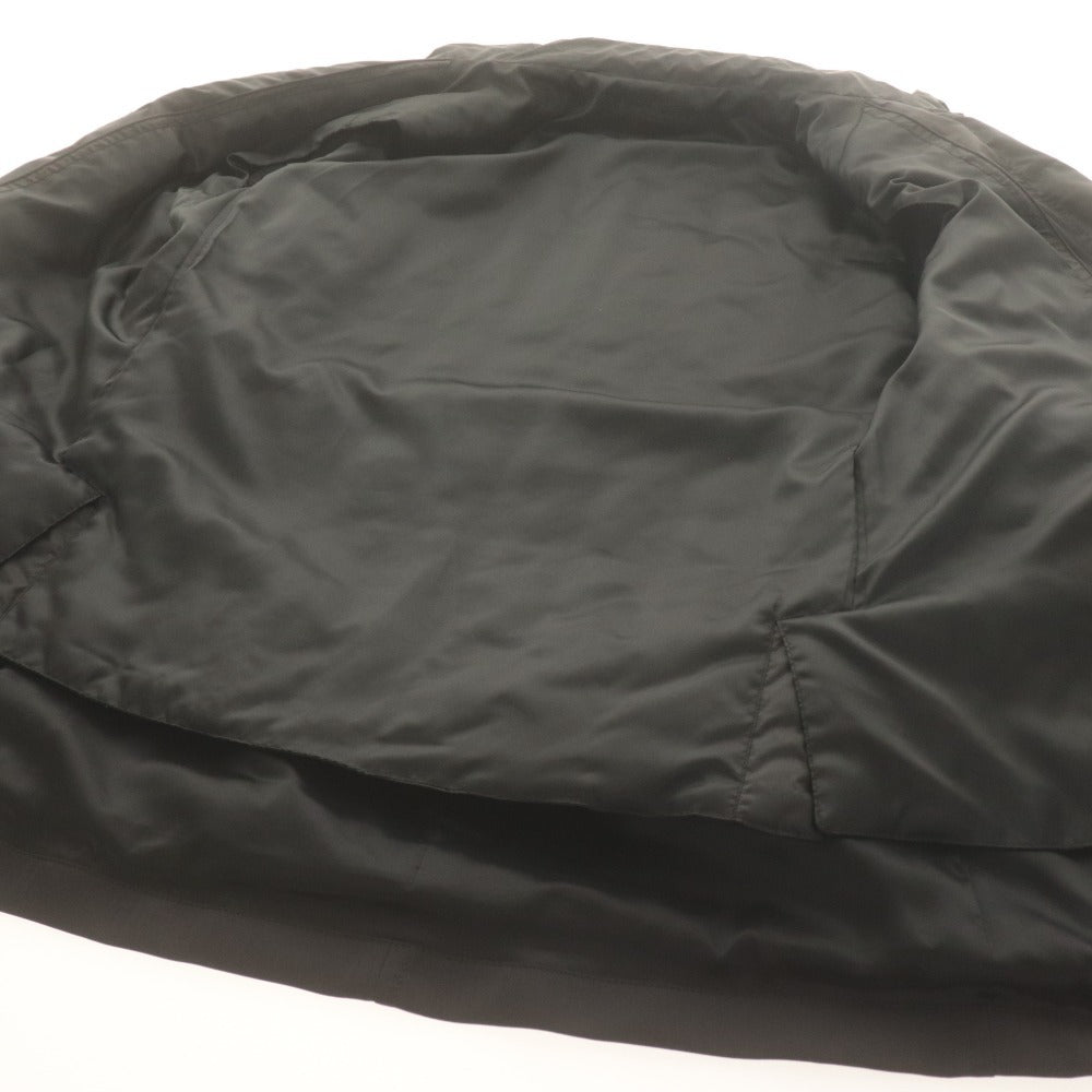 ■ 23区 HOMME コート 長袖 アウター スタンドカラー インナーダウン メンズ 50L C100～106 (XL相当）ブラック インナーダウン付き