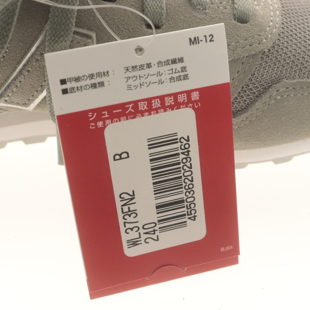 ■ ニューバランス newbalance スニーカー 靴 シューズ WL373 FN2 レディース 24cm グレー 未使用 箱付き
