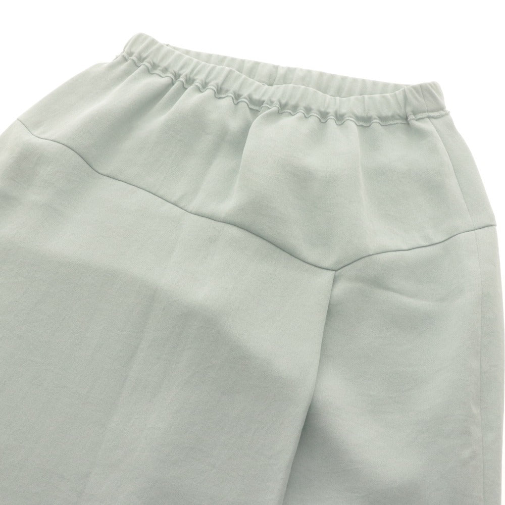 ■ ドレステリア DRESSTERIOR ロングスカート ボトムス Iライン ラップ風 レディース 36(S相当）ミントグリーン系 未使用 タグ付き