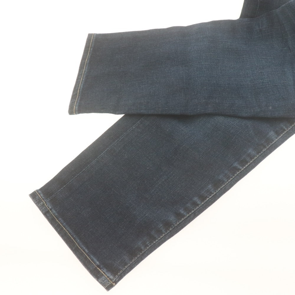 ■ セオリー Theory デニムパンツ ボトムス ジーンズ スキニー スリム ストレッチ ダメージ加工 レディース 24(S相当） インディゴ72