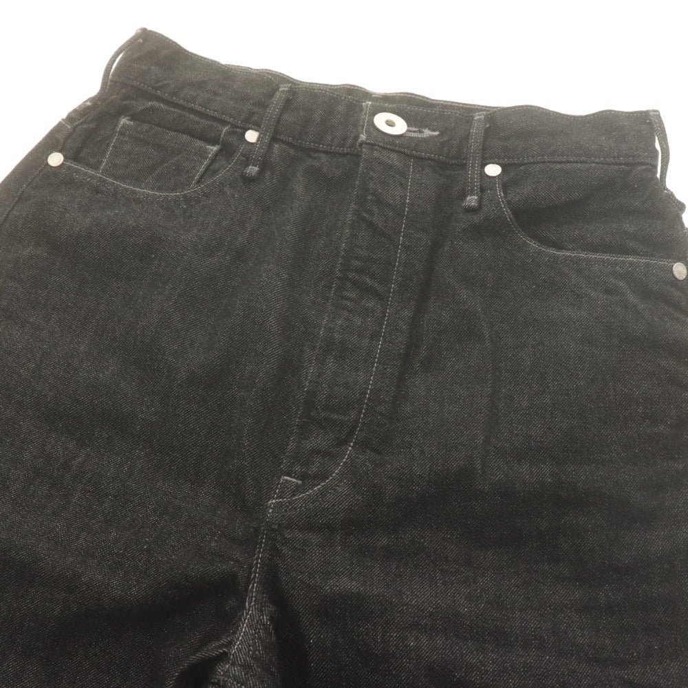 ■ アッパーハイツ upperhights デニムパンツ ボトムス ジーンズ テーパード 日本製 レディース 23(XS~S相当） ブラック系