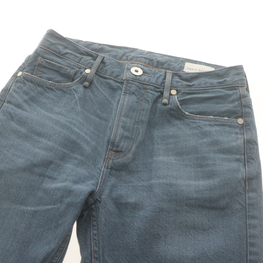 ■ アッパーハイツ upperhights デニムパンツ ボトムス ジーンズ スリム 日本製 レディース 23(XS~S相当）ブルー系