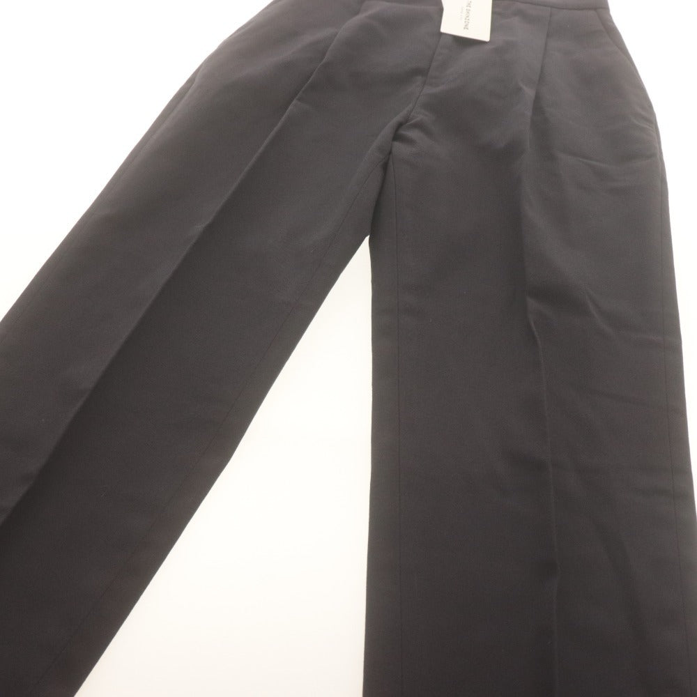 ■ シンゾーン THE SHINZONE パンツ ボトムス テーパード センタープレス レディース 34(S~M相当）ダークネイビー 未使用 タグ付き