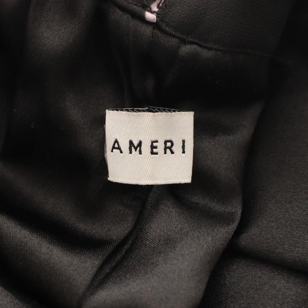 ■ AMERI VINTAGE アメリ スカート ロング丈 ボトムス プリーツ ボタン 花柄 COCO FLOWER レディース ブラック系