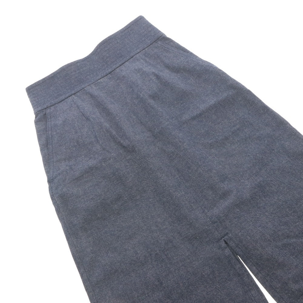 ■ SINME シンメ セットアップ 半袖 ロング丈 トップス ボトムス ジャケット タイトスカート デニム コットン レディース F インディゴ