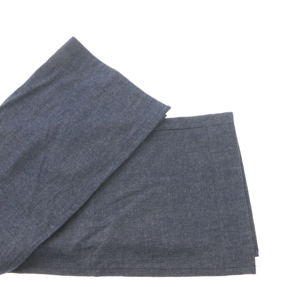 ■ SINME シンメ セットアップ 半袖 ロング丈 トップス ボトムス ジャケット タイトスカート デニム コットン レディース F インディゴ