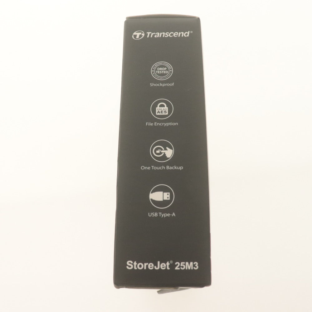 ■ Transcend トランセンド ポータブルハードディスク 2TB StoreJet 25M3 USB 3.1 Gen1 外付けHDD 耐衝撃 未使用 未開封