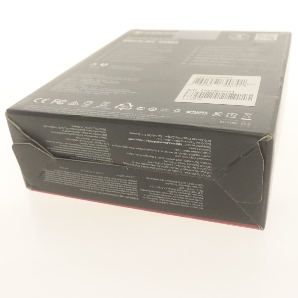 ■ Transcend トランセンド ポータブルハードディスク 2TB StoreJet 25M3 USB 3.1 Gen1 外付けHDD 耐衝撃 未使用 未開封