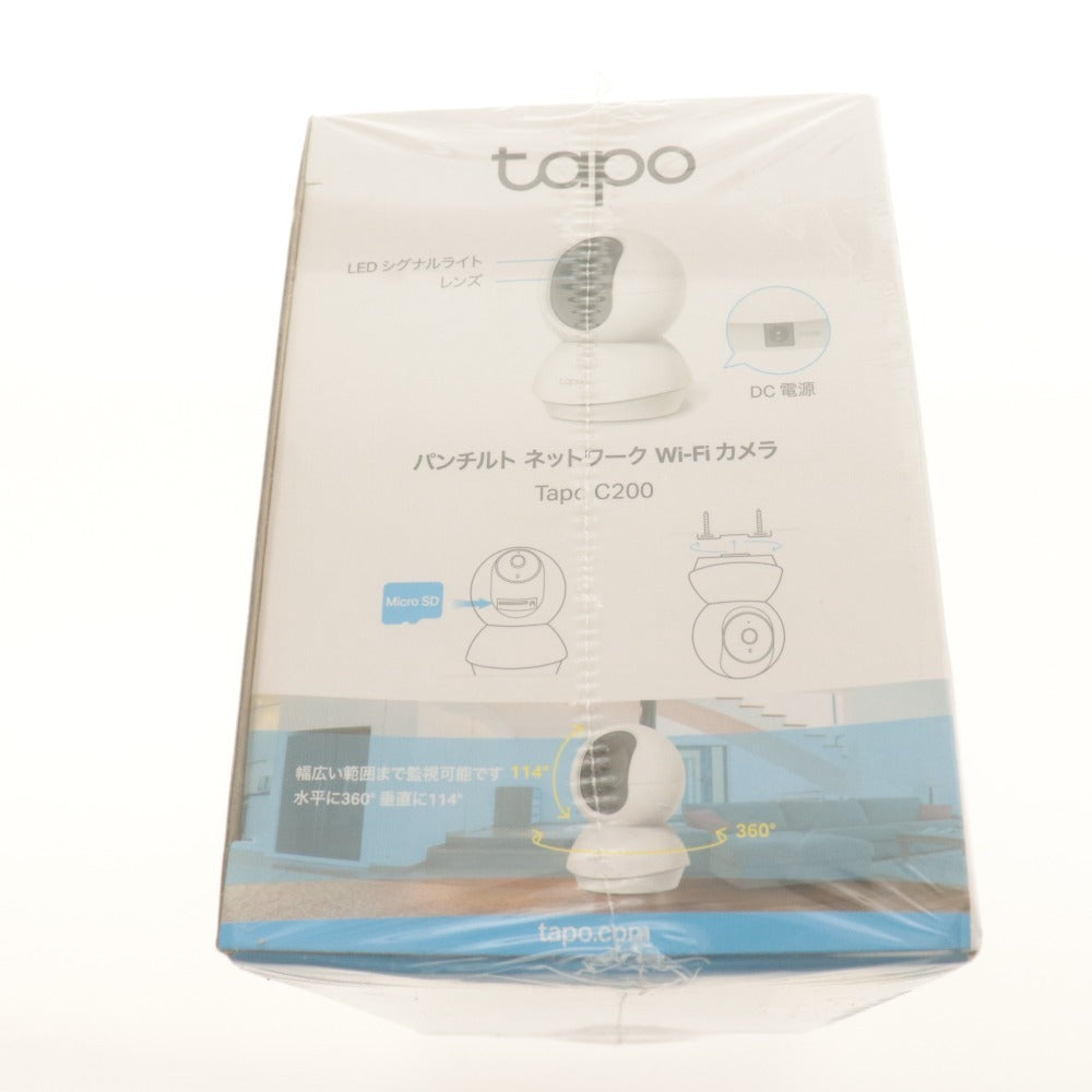 ■ TP-Link パンチルト ネットワーク Wi-Fiカメラ Tapo C200 1080p 首振り搭載 夜間撮影 防犯 屋内 見守り セキュリティ 未使用 未開封