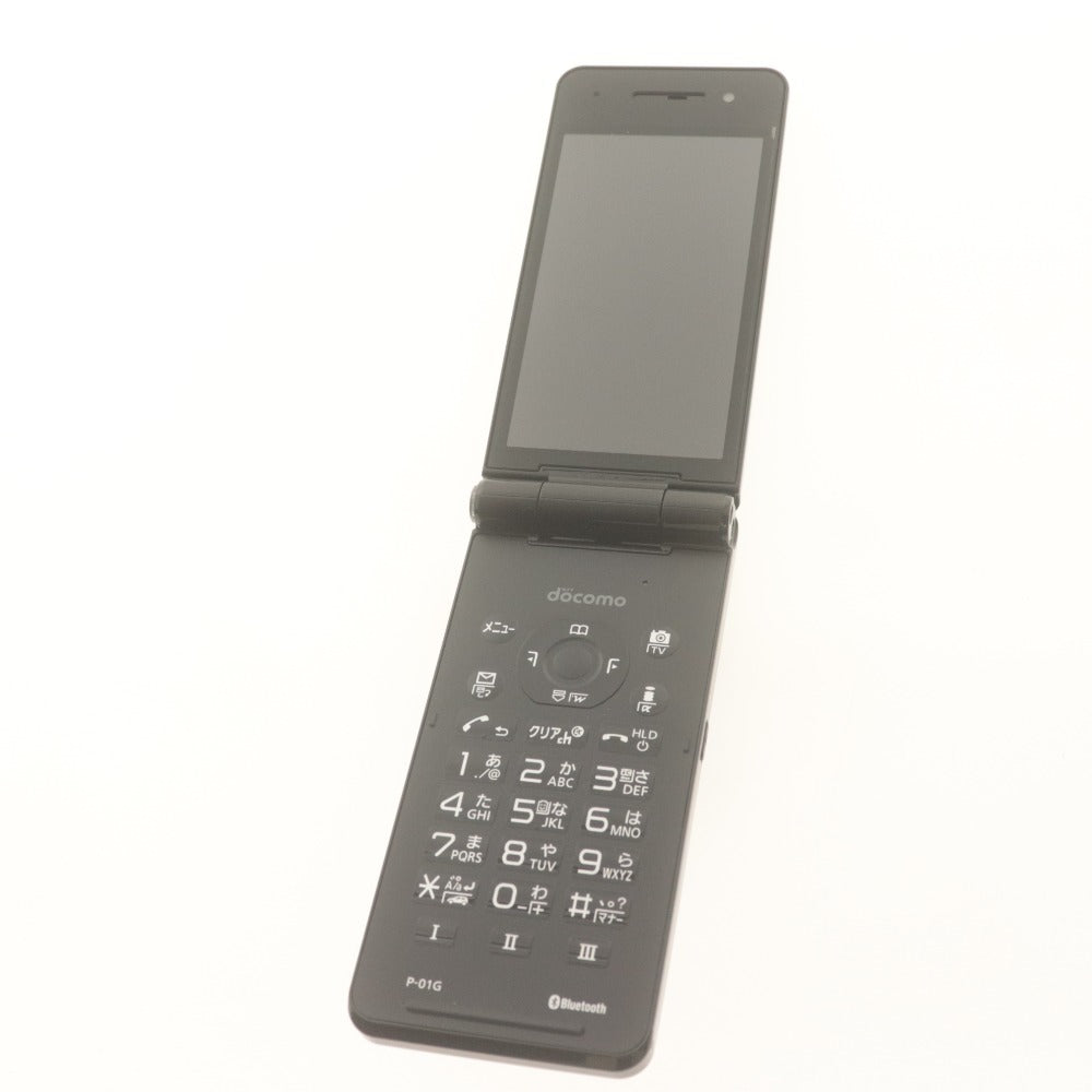 ■ docomo ドコモ 携帯電話 P-01G ブラック FOMA 3G 利用制限〇 パナソニック 折りたたみ式 ガラケー ケータイ 付属品付き 未使用