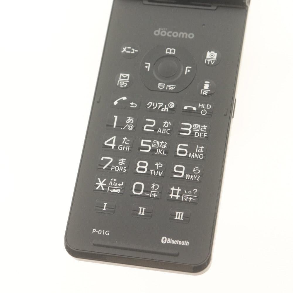 ■ docomo ドコモ 携帯電話 P-01G ブラック FOMA 3G 利用制限〇 パナソニック 折りたたみ式 ガラケー ケータイ 付属品付き 未使用