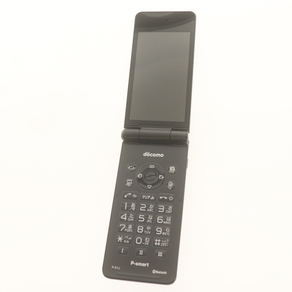 ■ docomo ドコモ パナソニック 携帯電話 P-smart P-01J ブラック 利用制限〇 付属品付き ガラケー ケータイ 液晶初期フィルム有 未使用