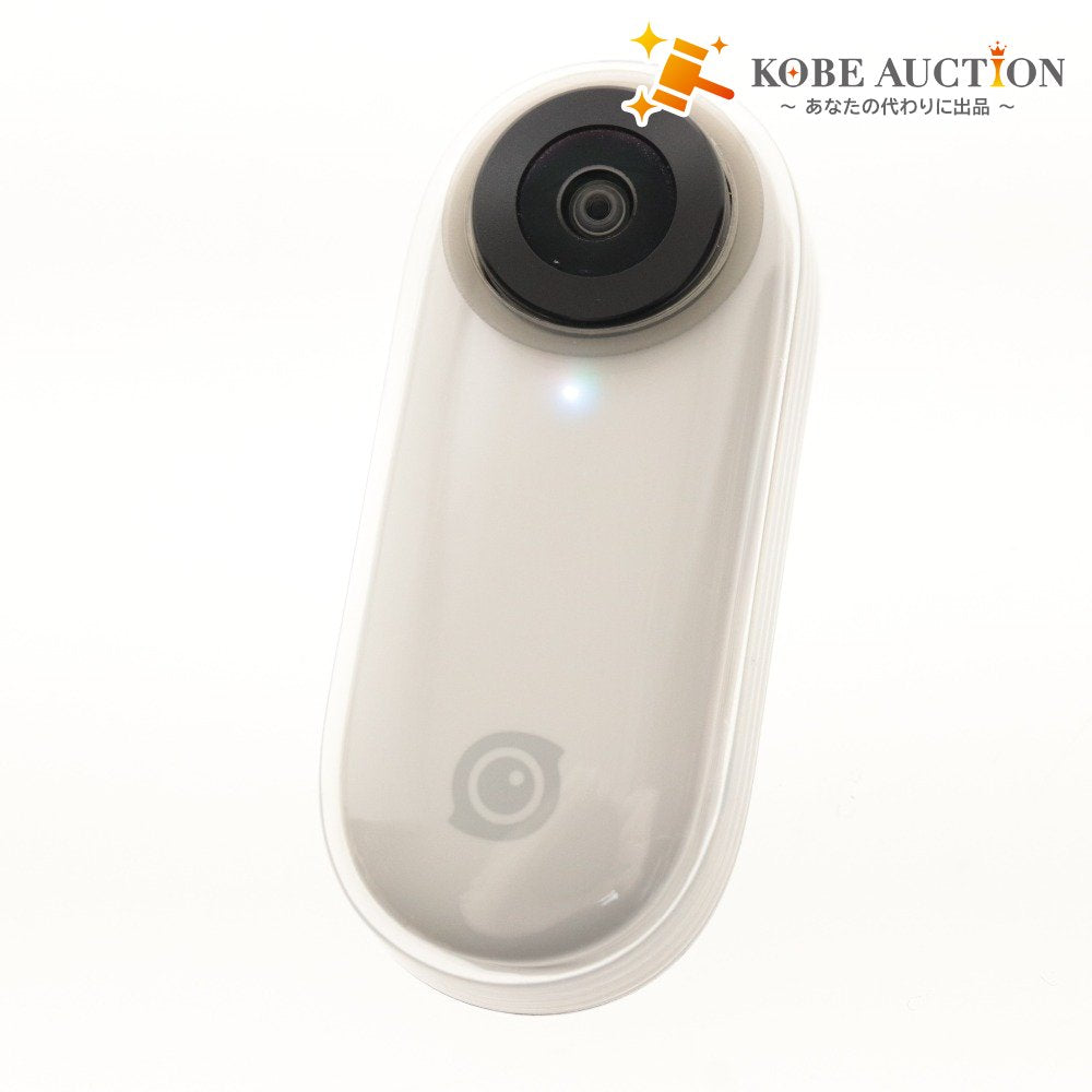 ■ Arashi Vision ウェアラブル 小型アクションカメラ Insta360 GO The twenty-gram steady cam ホワイト 手ブレ補正 付属品付き 動作品