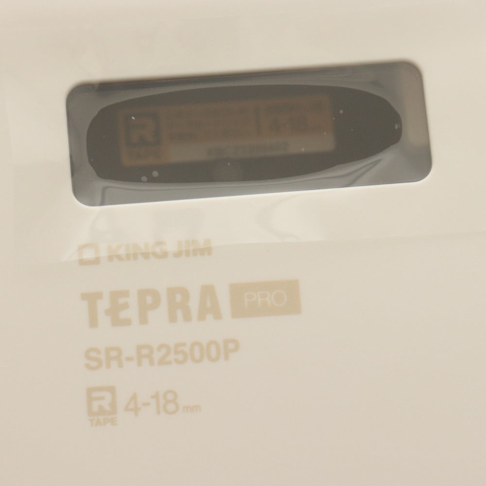 ■ KING JIM キングジム ラベルプリンター「テプラ」PRO TEPRA SR-R2500P ホワイト スマホ専用 付属品付き 未使用