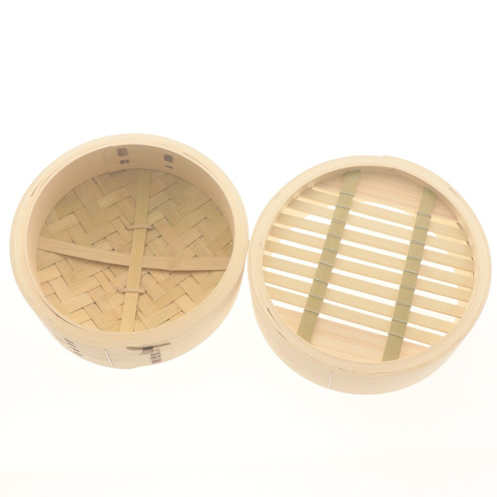 ■ Tashinam 特撰せいろ 国産ひのき仕立 JAPANESE HINOKI SEIRO 最高級 蒸し器 ヤマザクラ 竹 調理器具 全長24cm 未使用