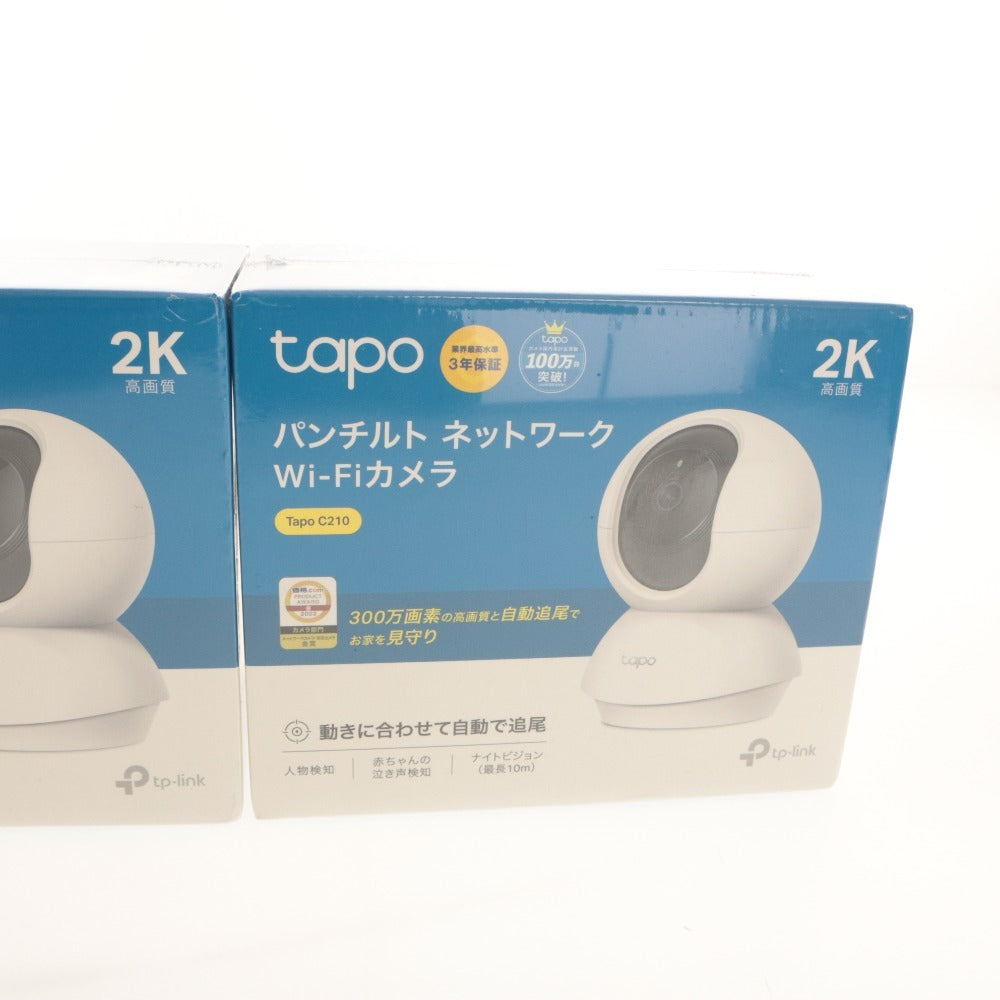 ■ TP-Link ティーピーリンク スマートカメラ 2台セット Tapo パンチルト ネットワーク Wi-Fiカメラ C210 フルHD 防犯 未開封 未使用