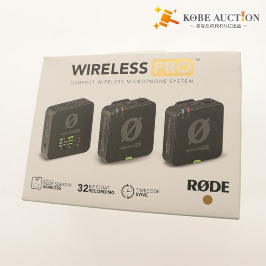 ■ R?DE ロード 小型 マイク デュアルチャンネルワイヤレスマイクシステム R?DE Wireless PRO オーディオ機器 未開封 未使用