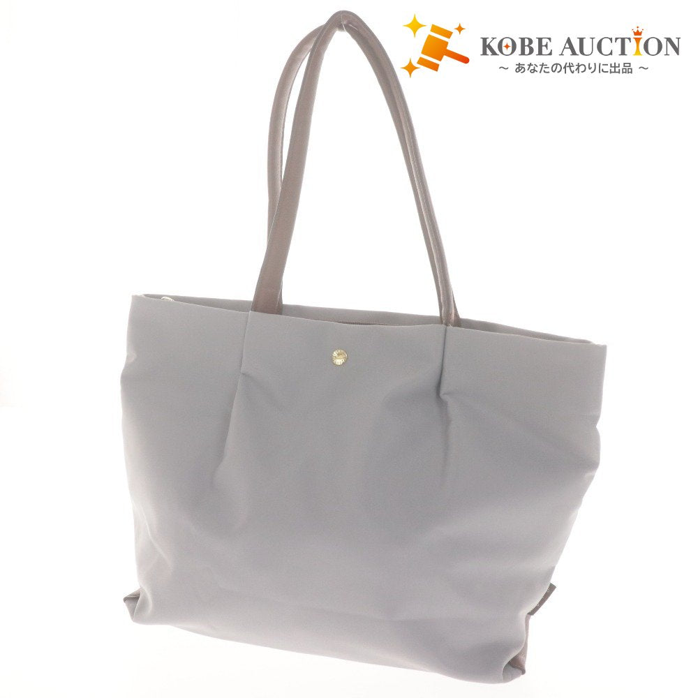 ■ Legato Largo Tote Bag Handbag Zipper Pocket for Women Light Gray