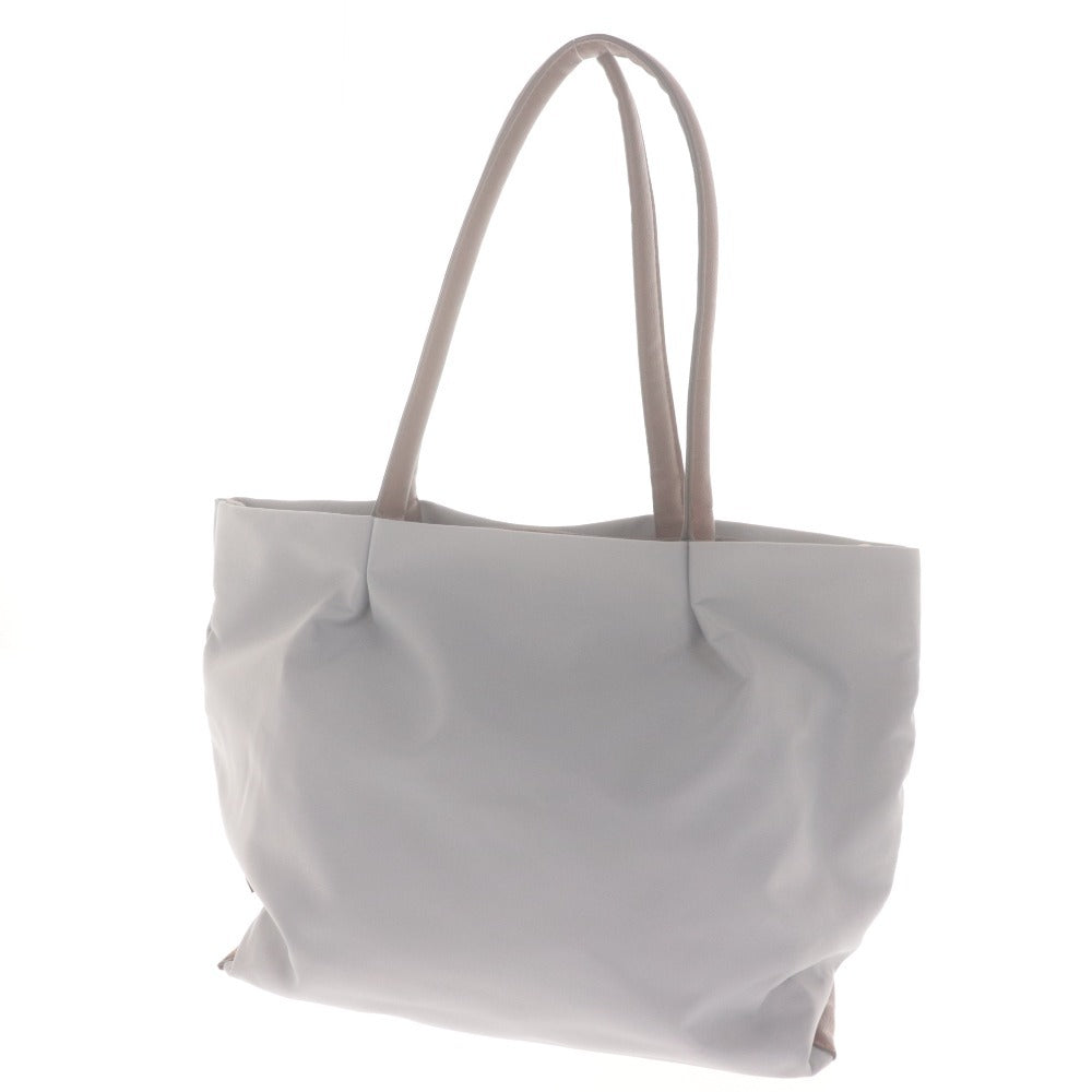 ■ Legato Largo Tote Bag Handbag Zipper Pocket for Women Light Gray