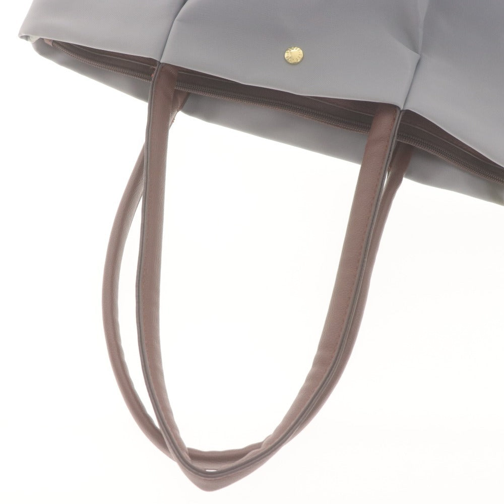 ■ Legato Largo Tote Bag Handbag Zipper Pocket for Women Light Gray