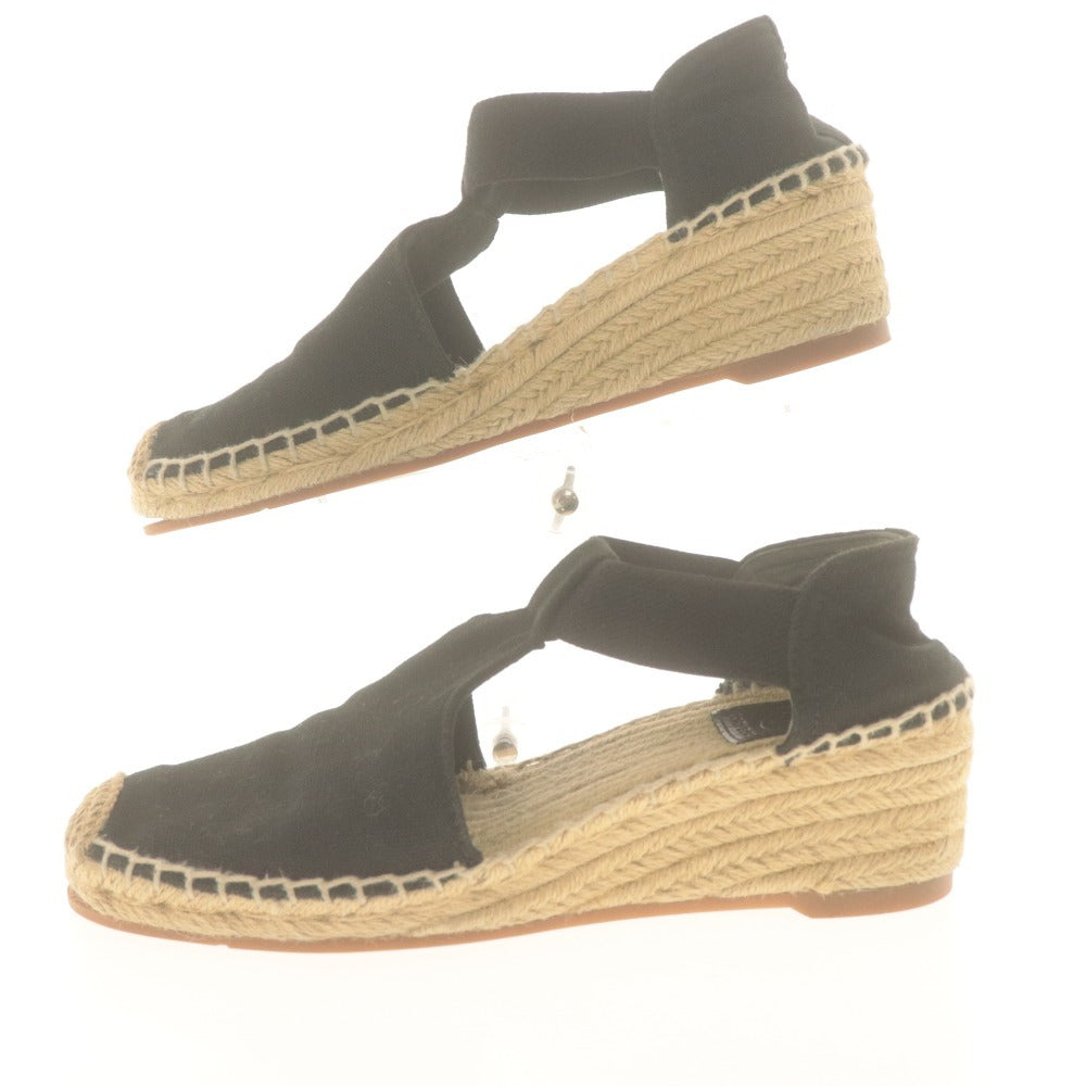■ Tory Burch トリーバーチ サンダル シューズ 靴 カタリナ エスパドリーユ レディース 7 (24.0cm相当) ブラック