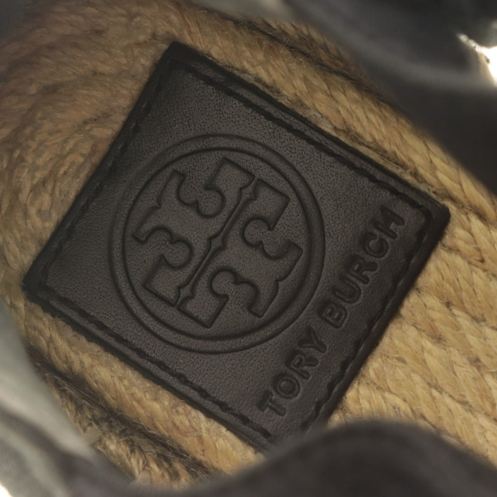 ■ Tory Burch トリーバーチ サンダル シューズ 靴 カタリナ エスパドリーユ レディース 7 (24.0cm相当) ブラック