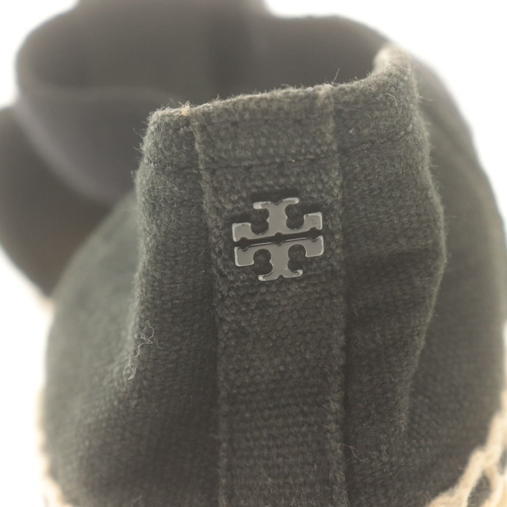 ■ Tory Burch トリーバーチ サンダル シューズ 靴 カタリナ エスパドリーユ レディース 7 (24.0cm相当) ブラック