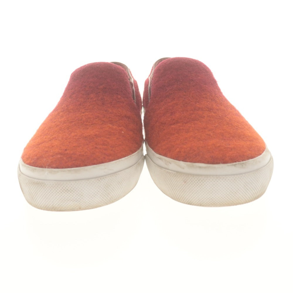 ■ Tory Burch Loafers Shoes Gold Logo Hardware Men's Women's 8 (25.0cm) Reddish Brown