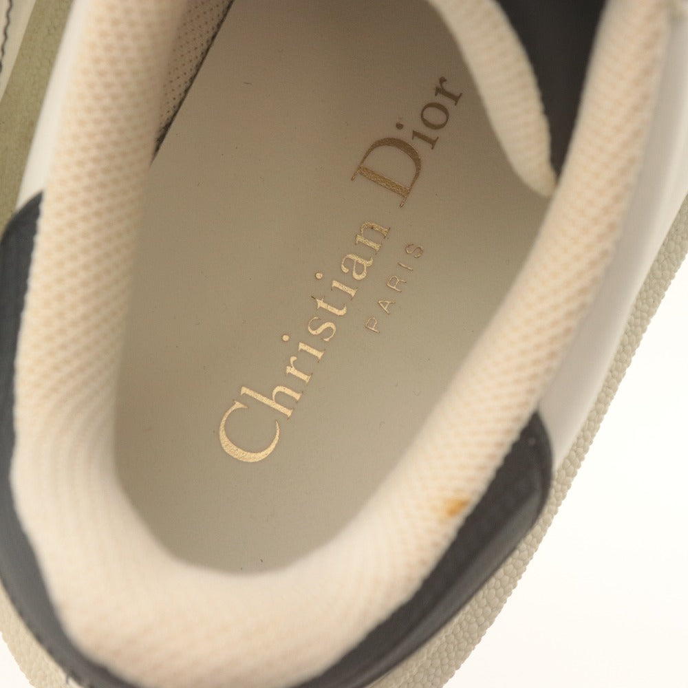 ■ Christian Dior クリスチャン ディオール スニーカー シューズ 靴 DIOR-ID 紐 テープ レディース 36 1/2 (23.5cm相当) ホワイト系