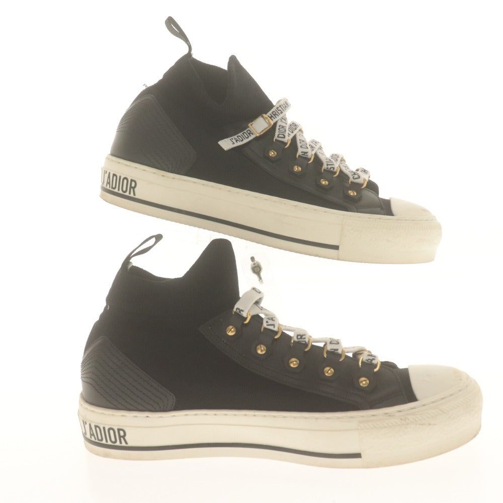 ■ Christian Dior クリスチャン ディオール スニーカー シューズ 靴 J'ADIOR 紐 レディース 36 1/2 (23.5cm相当) ブラック 袋付き