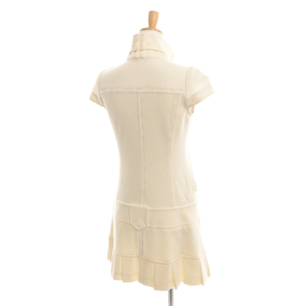■ BURBERRY BLUE LABEL Burberry Blue Label Dress Tops Bottoms Collar Sleeveless Pocket Women's 36 Ivory-based