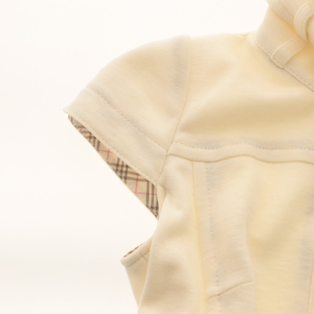 ■ BURBERRY BLUE LABEL Burberry Blue Label Dress Tops Bottoms Collar Sleeveless Pocket Women's 36 Ivory-based