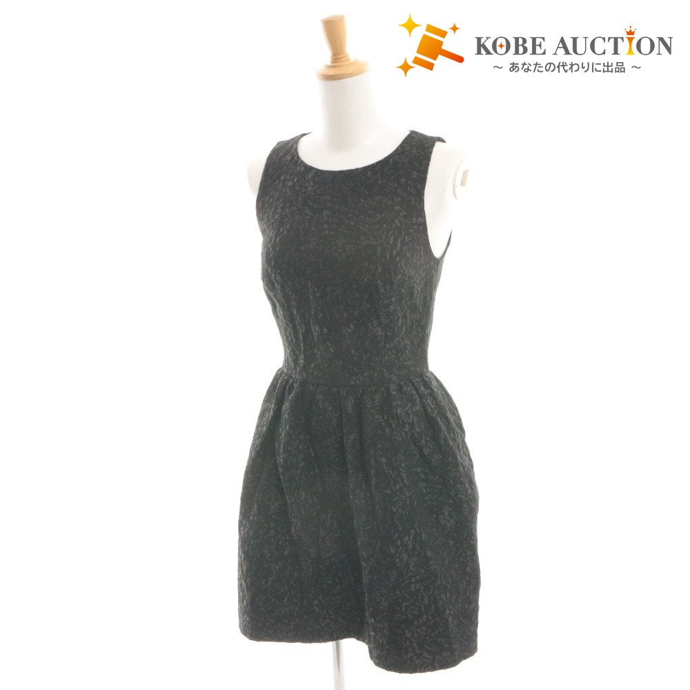 ■ A|X ARMANI EXCHANGE アルマーニエクスチェンジ ワンピース トップス ボトムス 丸首 ノースリーブ レディース 0 ブラック系