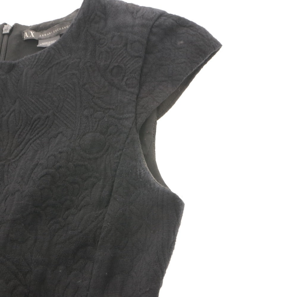 ■ A|X ARMANI EXCHANGE アルマーニエクスチェンジ ワンピース トップス ボトムス 丸首 ノースリーブ レディース 00 ブラック系