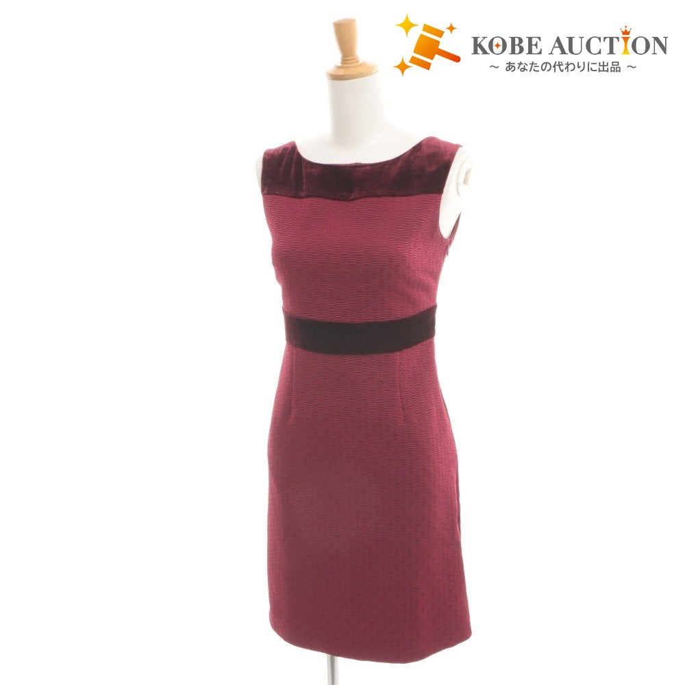 ■ RED VALENTINO Red Valentino Dress Tops Bottoms Crew Neck Sleeveless Women's 0 Reddish-brown Purple