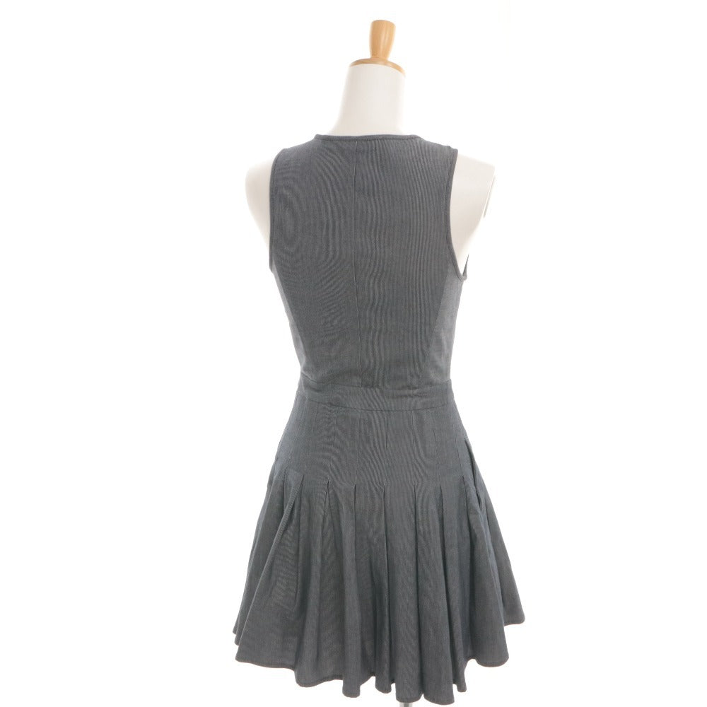 ■ A|X ARMANI EXCHANGE アルマーニエクスチェンジ ワンピース トップス ボトムス 丸首 ノースリーブ ファスナー レディース 00 グレー系