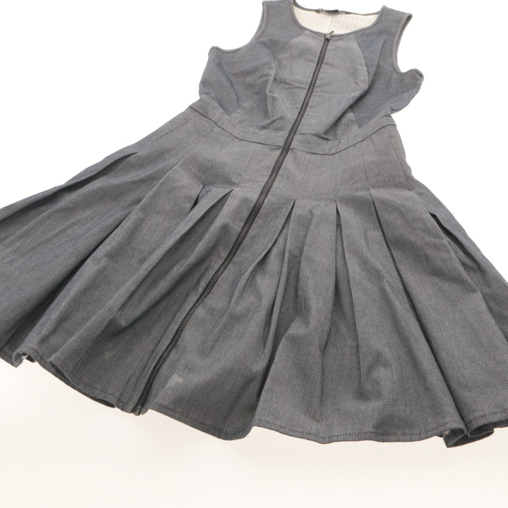 ■ A|X ARMANI EXCHANGE アルマーニエクスチェンジ ワンピース トップス ボトムス 丸首 ノースリーブ ファスナー レディース 00 グレー系