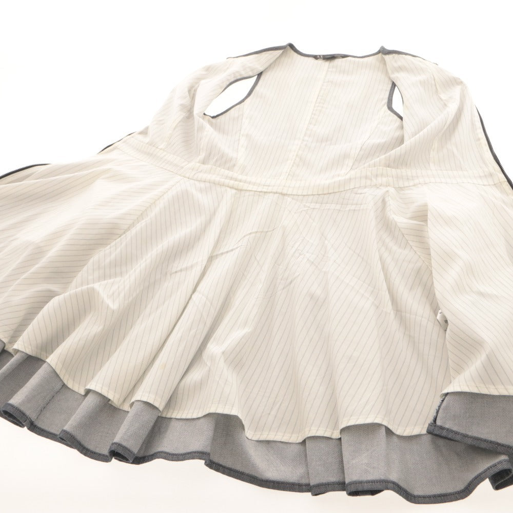 ■ A|X ARMANI EXCHANGE アルマーニエクスチェンジ ワンピース トップス ボトムス 丸首 ノースリーブ ファスナー レディース 00 グレー系