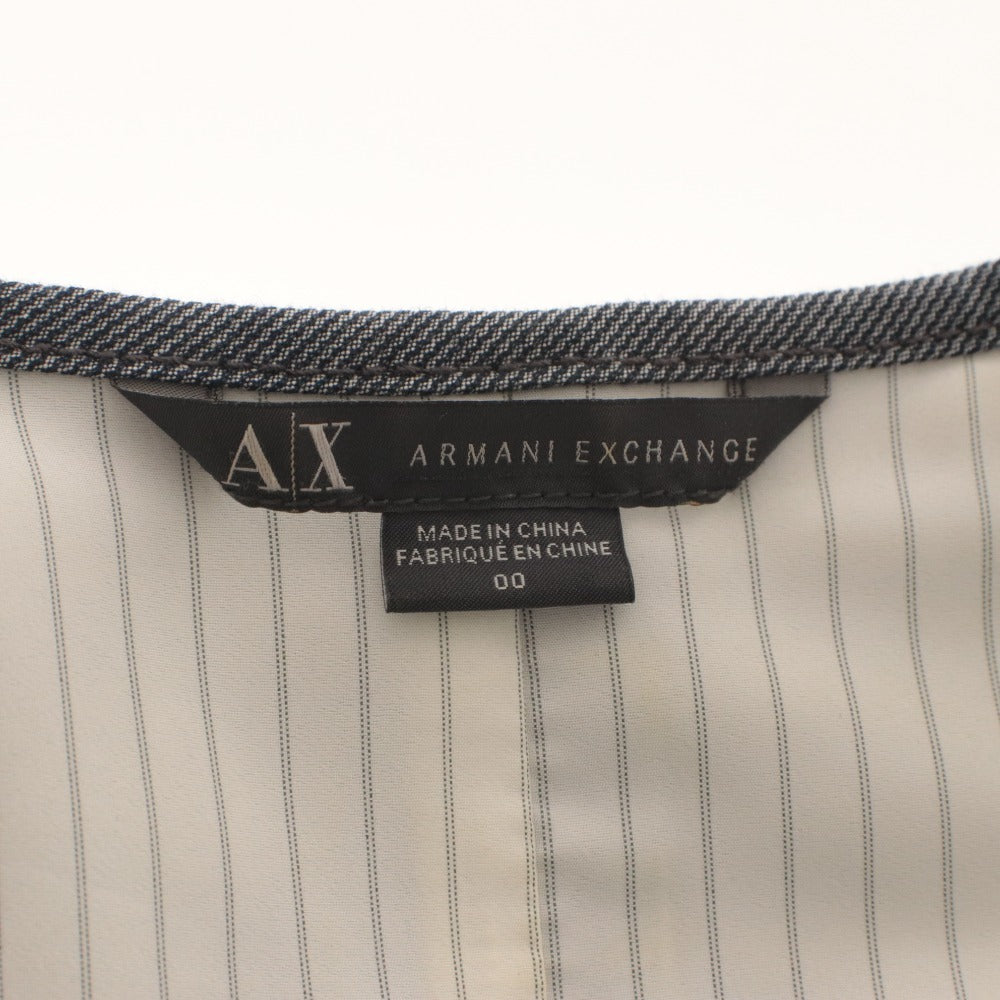 ■ A|X ARMANI EXCHANGE アルマーニエクスチェンジ ワンピース トップス ボトムス 丸首 ノースリーブ ファスナー レディース 00 グレー系