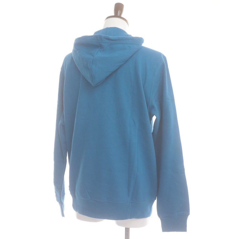 ■ THE NORTH FACE ノースフェイス トレーナー トップス 長袖 フード ポケット ロゴ メンズ M ブルー系 タグ付き 未使用