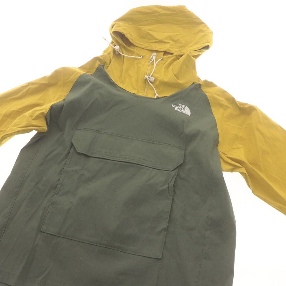 ■ THE NORTH FACE ノースフェイス アノラック ジャケット トップス 長袖 ファスナー ポケット フード メンズ L カーキ系 タグ付き 未使用