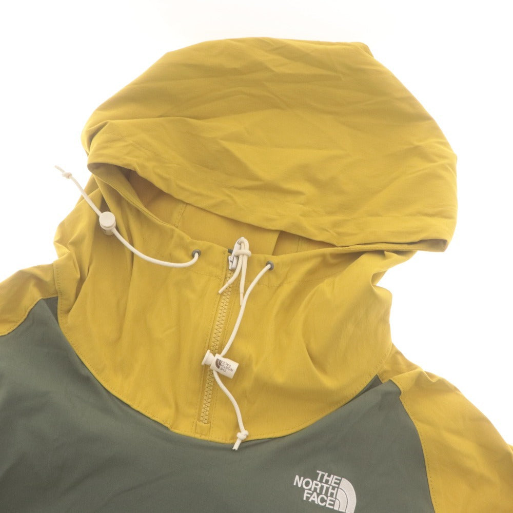 ■ THE NORTH FACE ノースフェイス アノラック ジャケット トップス 長袖 ファスナー ポケット フード メンズ L カーキ系 タグ付き 未使用