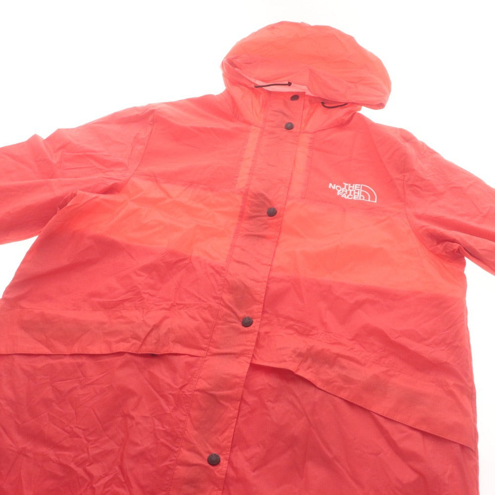 ■ THE NORTH FACE ノースフェイス ジャケット アウター ファスナー ボタン フード レディース メンズ XL レッド系 タグ付き 未使用